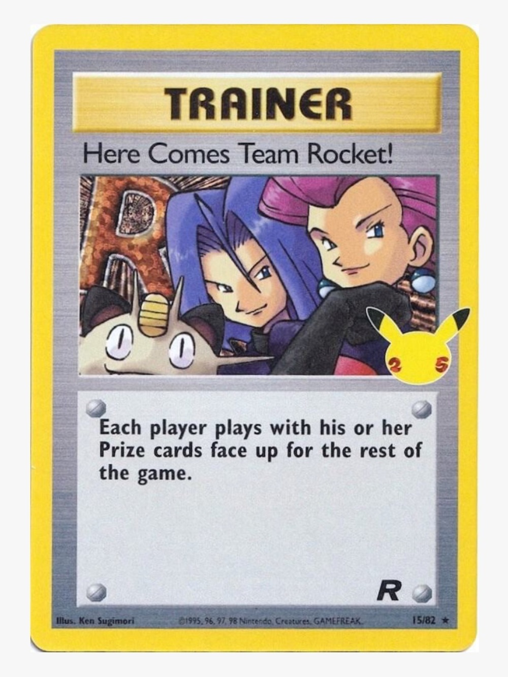 Here Comes Team Rocket! Celebrations: Classic Collection Pokemon Trading Card